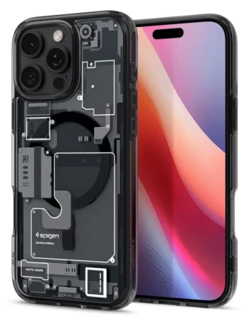 Калъф SPIGEN Ultra Hybrid Apple iPhone 16 Pro /черен, ZeroOne/
