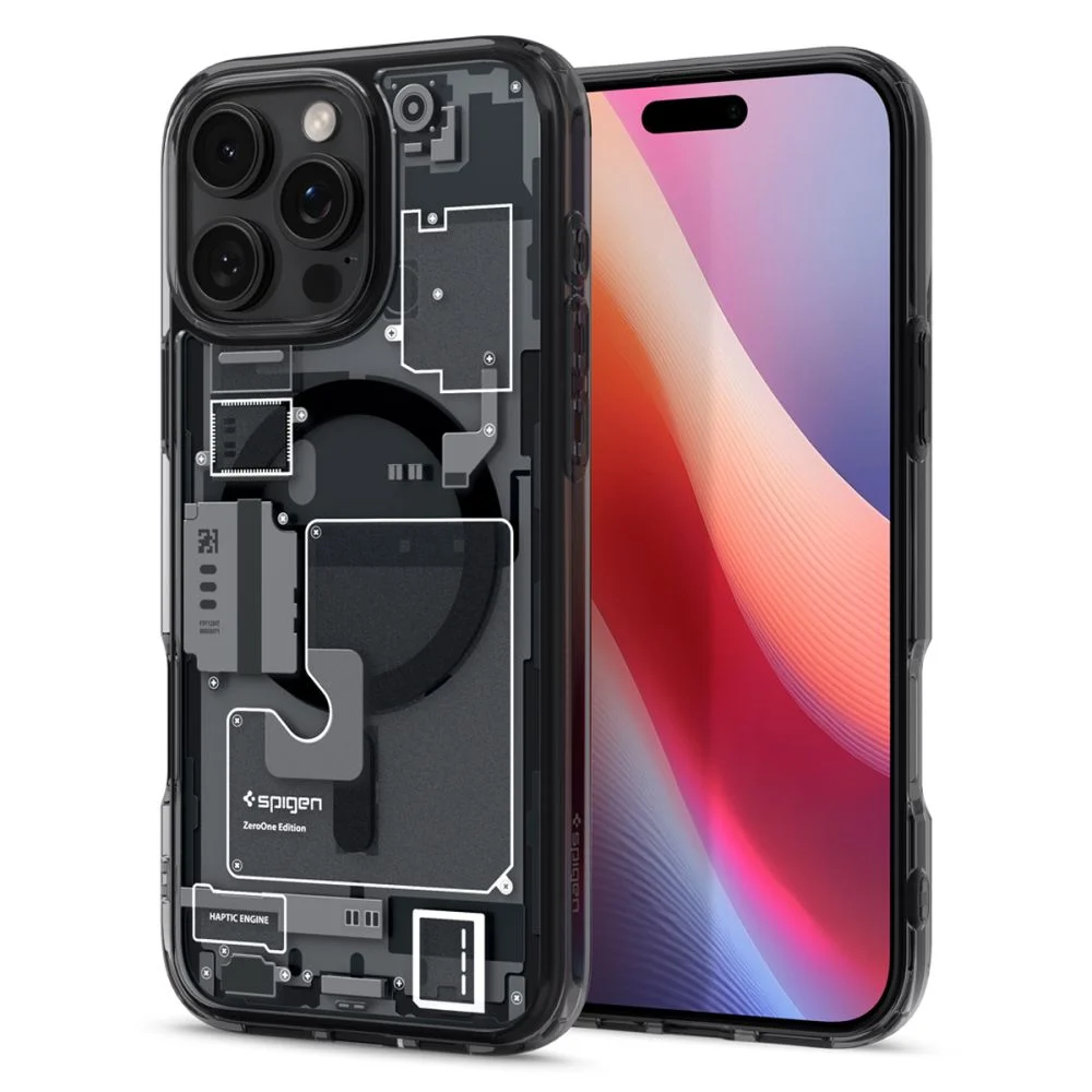 Калъф SPIGEN Ultra Hybrid Apple iPhone 16 Pro /черен, ZeroOne/