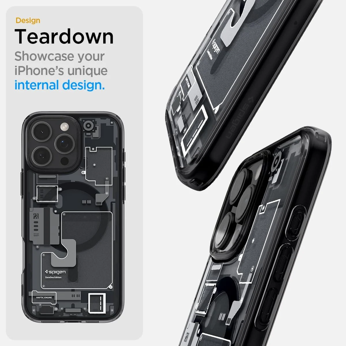 Калъф SPIGEN Ultra Hybrid Apple iPhone 16 Pro /черен, ZeroOne/ – снимка 9