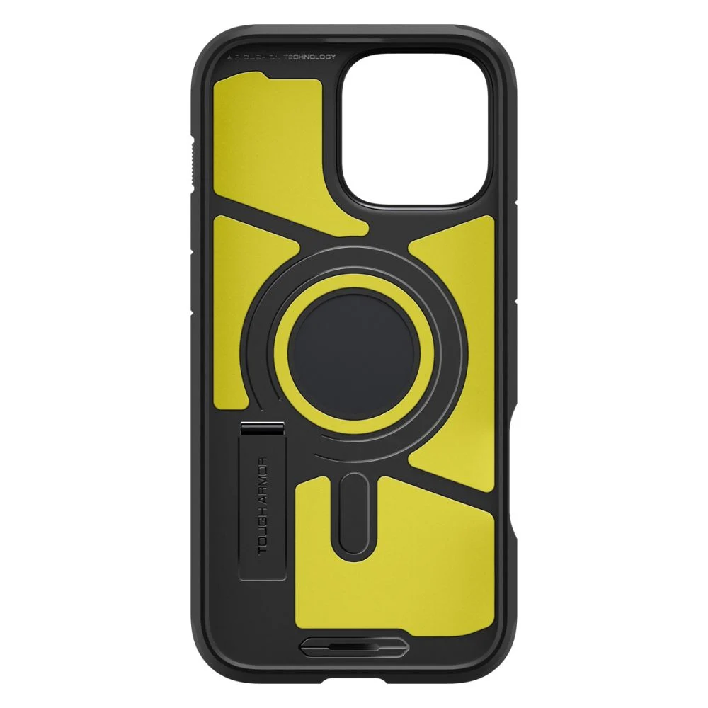 Калъф SPIGEN Tough Armor със стойка, Apple iPhone 16 Pro, MagSafe /черен/ – снимка 4