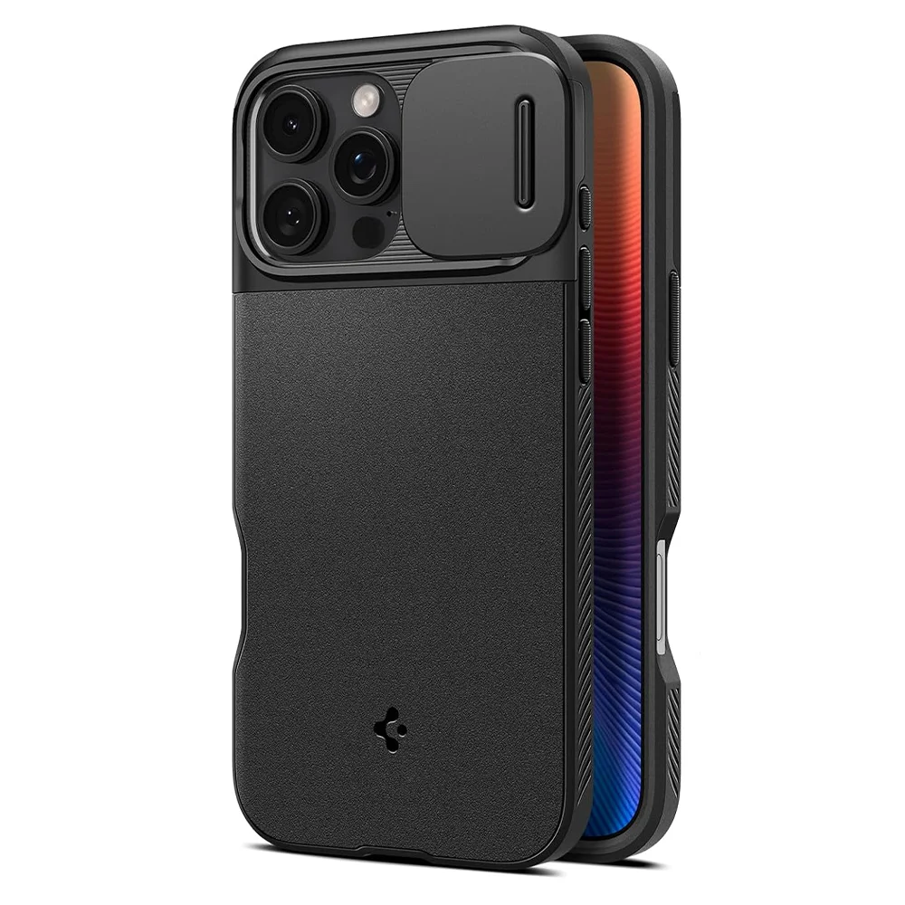Калъф SPIGEN Optik Armor Apple iPhone 16 Pro, MagSafe /черен/