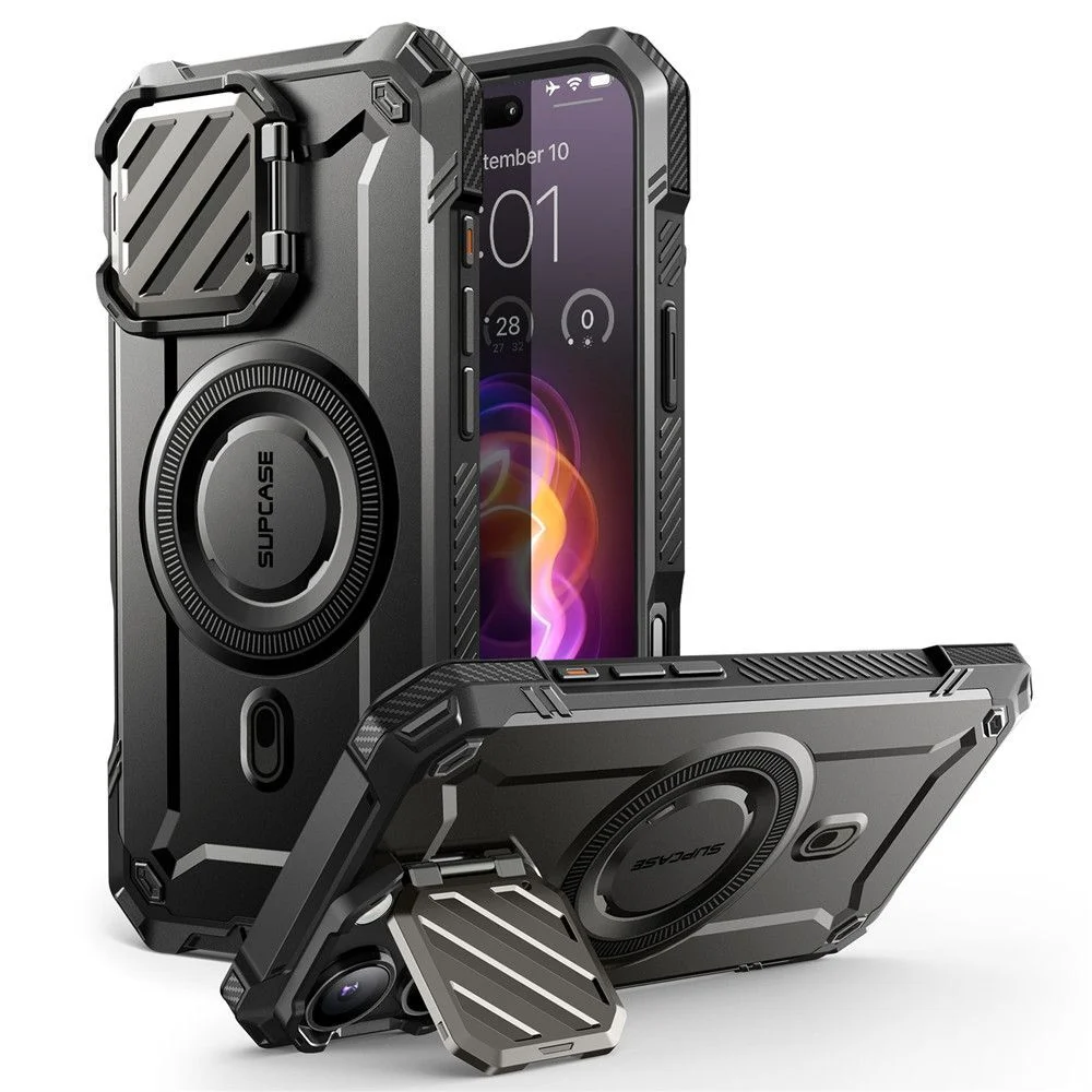 Калъф SUPCASE UB Grip MagSafe Apple iPhone 16 Pro /черен/ (Copy)