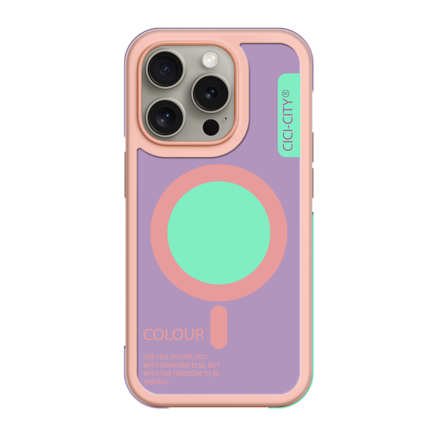 color bumper pink purple 1