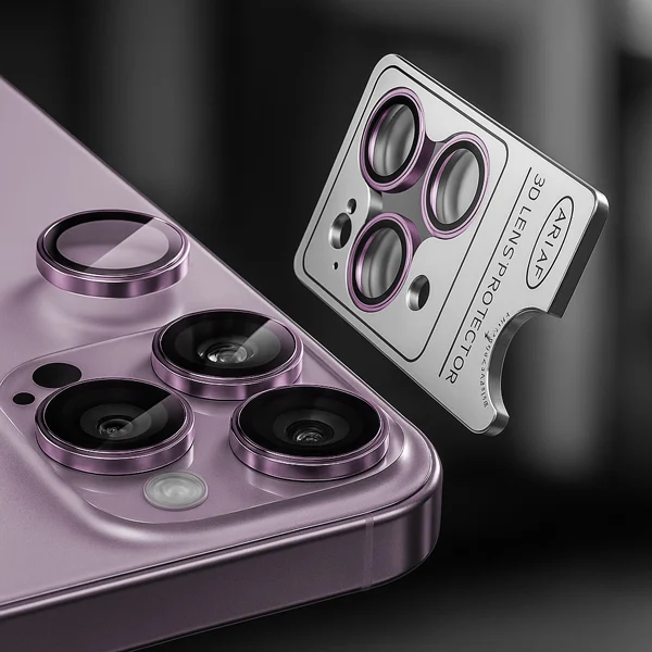 nordic camera lens purple
