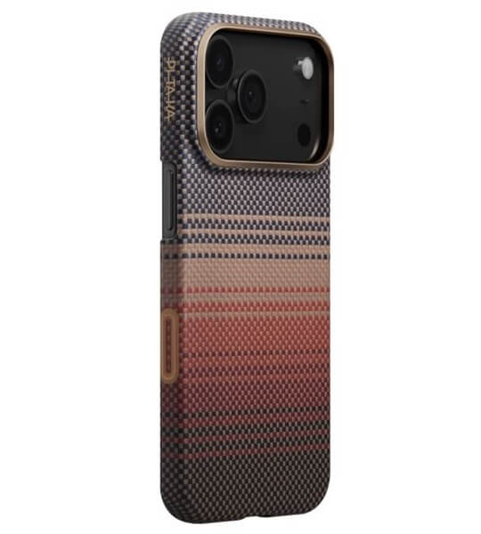 PITAKA Калъф Apple iPhone 17 Pro Max, Ultra-Slim MagSafe, sunset - KI1702SPM – снимка 2