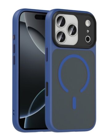 iPhone 17 Pro Max BRABUS Premium case MagSafe, син борд