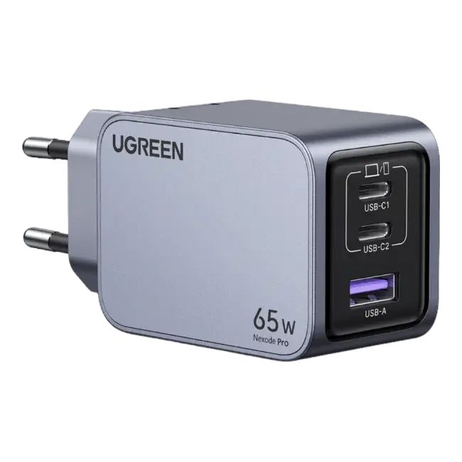 Зарядно устройство Ugreen X755 65W, сив - UG25871