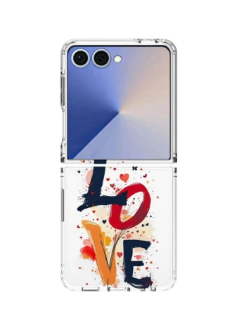 Калъф LOVE-Splash Samsung Z Flip 7 /Love letters/