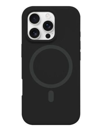 NORDIC Калъф Liquid Silicone Apple iPhone 17 Pro Max, MagSafe /Onyx/