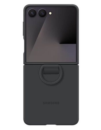 Оригинален Калъф Silicone Cover with Ring Samsung Z Flip 7 EF-PF766TBE /черен/
