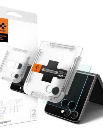 SPIGEN Tempered Glass tR.Ez Fit Samsung Z Flip 7, SET 2бр. Easy Fit /прозрачни/ - AGL09585
