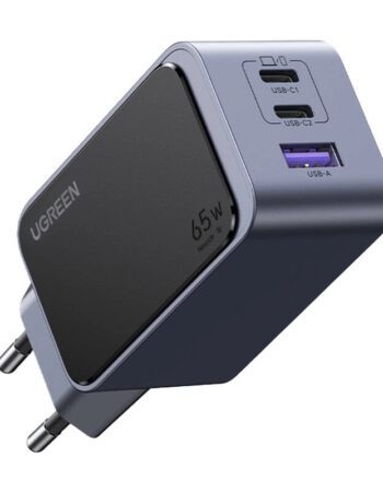 UGREEN 220V 65W, 1A + 2C, Nexode S GaN /графит/ - X553 / 35042