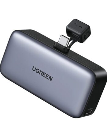 UGREEN Power Bank 5000 mAh 22.5W, вграден USB-C конектор /графит/ - PB503 / 35338