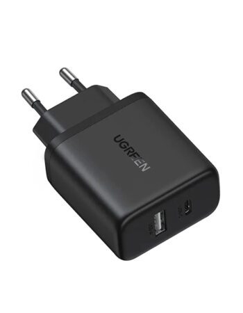 UGREEN 220V 220V 20W, 1A + 1C /черен/ - X227 / 45302