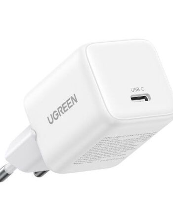 UGREEN 220V 30W, 1C GaN /бял/ - X513 / 65009