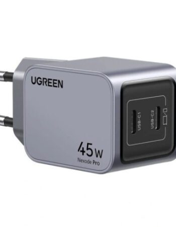 UGREEN 220V 45W, 2xUSB-C, Nexode Pro GaN, графит - X707 / 35008