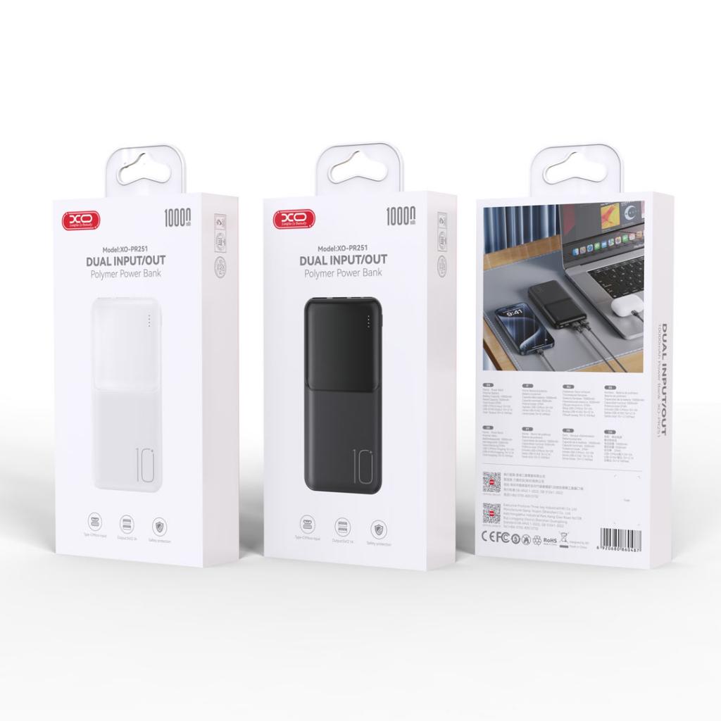 XO Power Bank 20000 mAh /черен/ - PR252 – снимка 2
