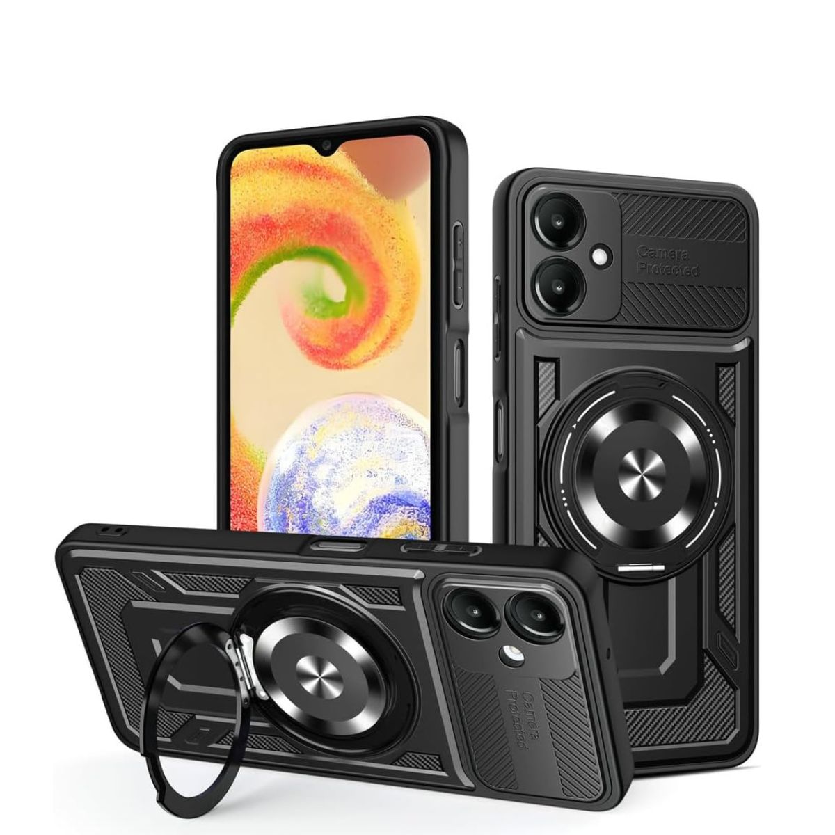 Калъф ARMOR MagRing Samsung S26 /черен/
