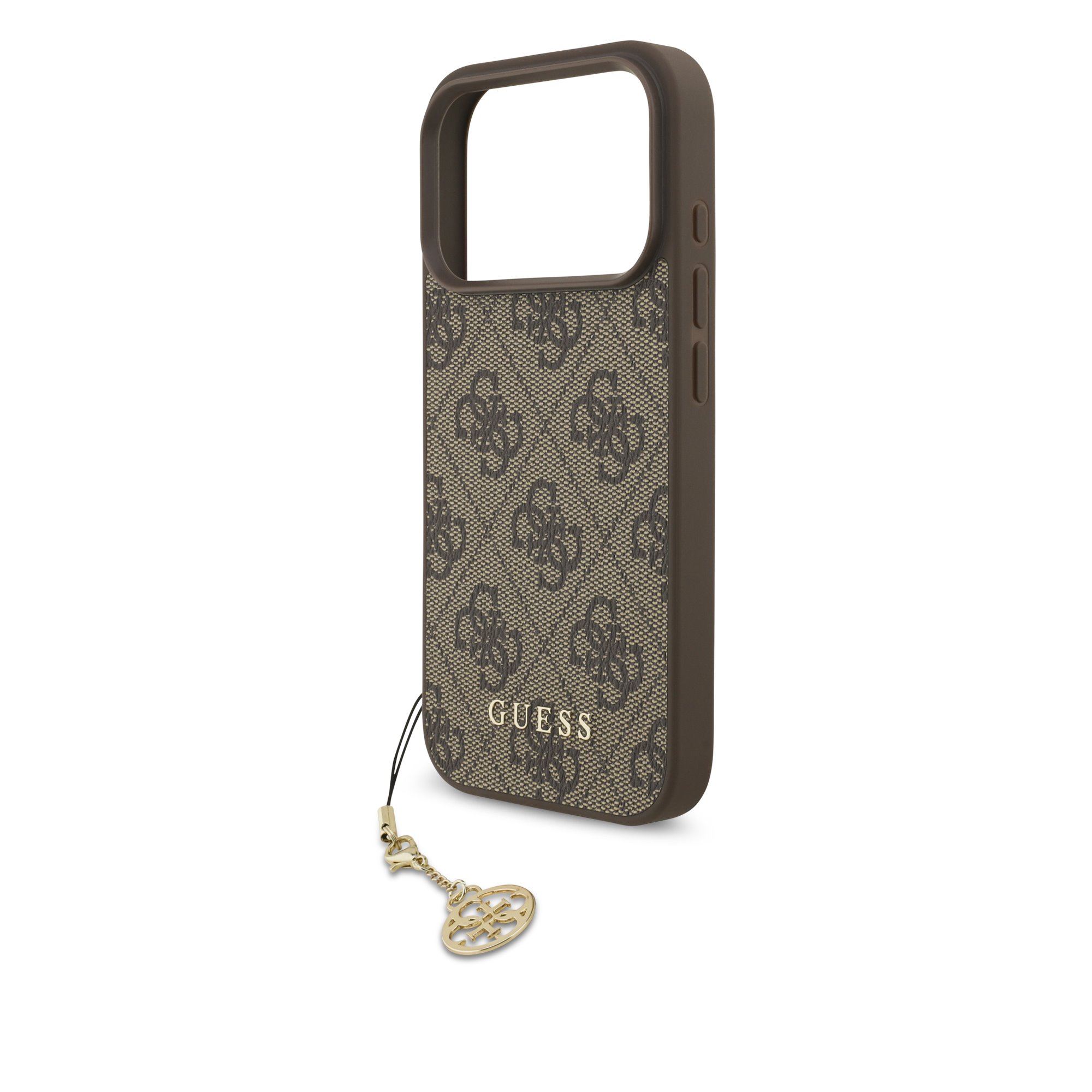 GUESS Калъф Apple iPhone 17 Pro Max, 4G Charm Tone on Tone MagSafe, кафяв - GUHMP17XGF4GCW – снимка 4