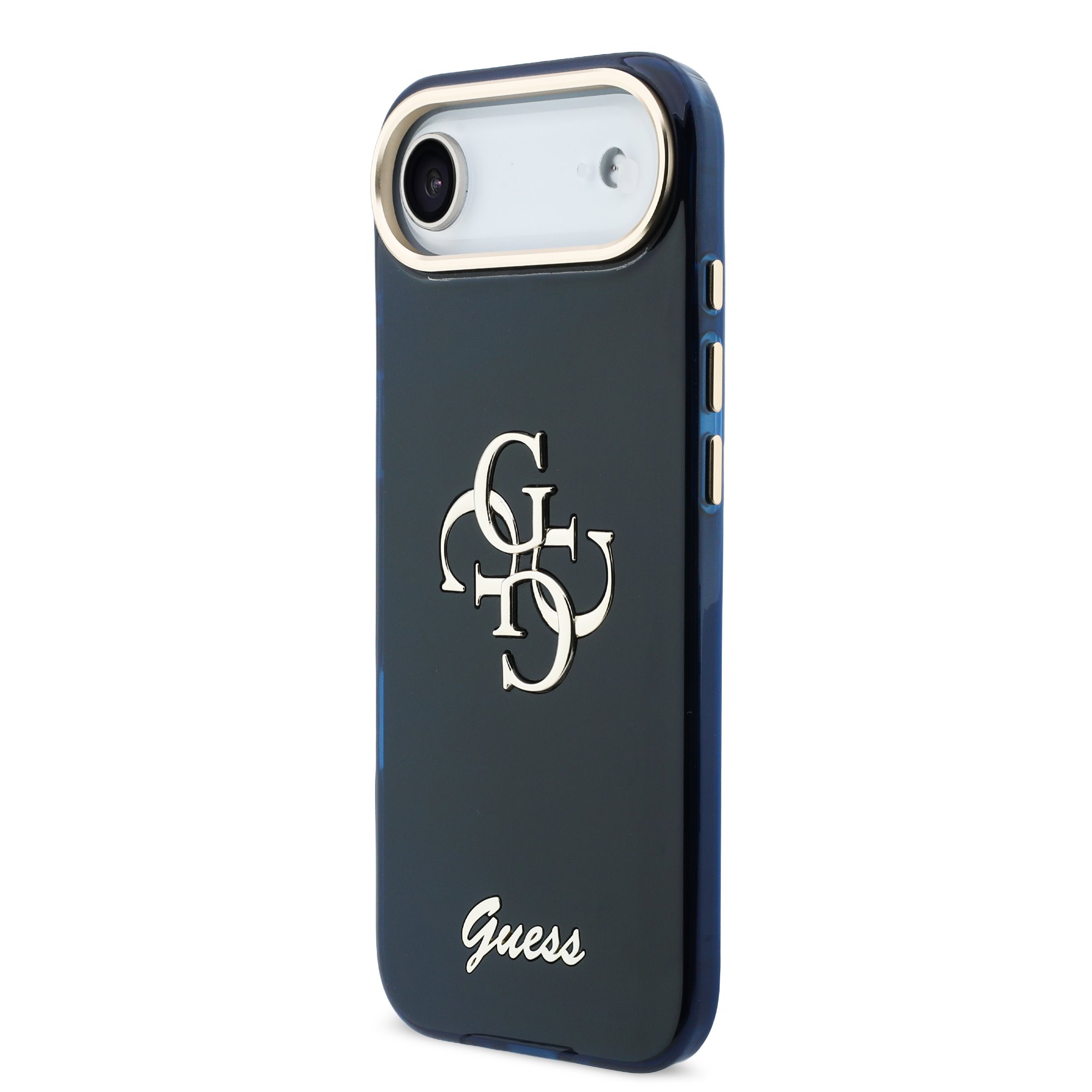 GUESS Калъф Apple iPhone 17 Air, IML 4G Script Metal Logo /син/ - GUHCP17M5HC4MLSB – снимка 2