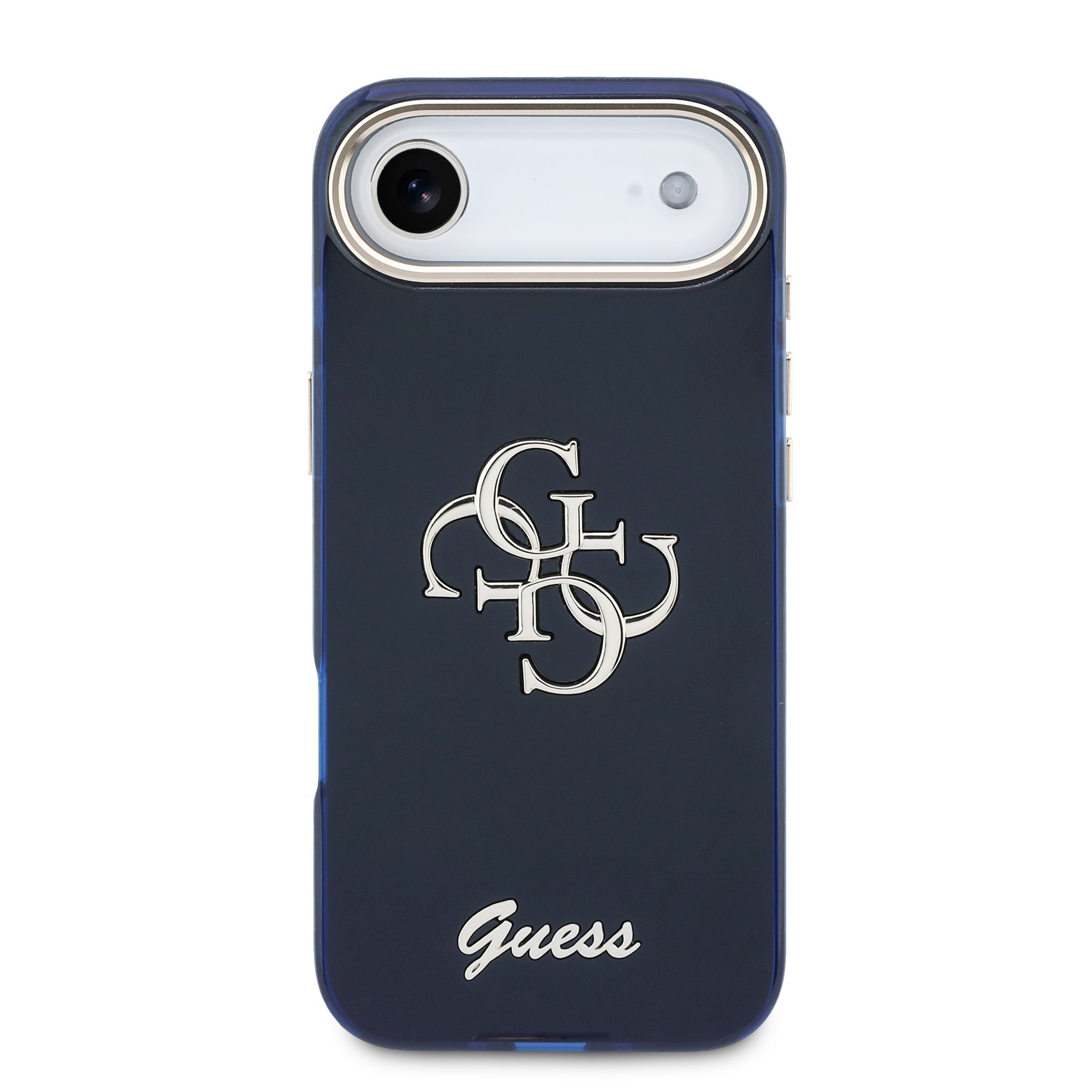 GUESS Калъф Apple iPhone 17 Air, IML 4G Script Metal Logo /син/ - GUHCP17M5HC4MLSB – снимка 3