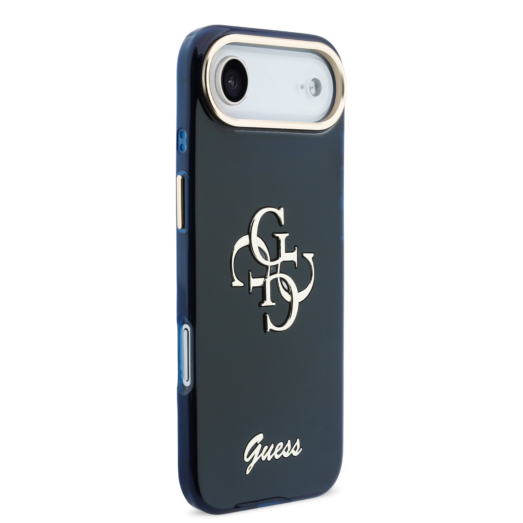 GUESS Калъф Apple iPhone 17 Air, IML 4G Script Metal Logo /син/ - GUHCP17M5HC4MLSB – снимка 4