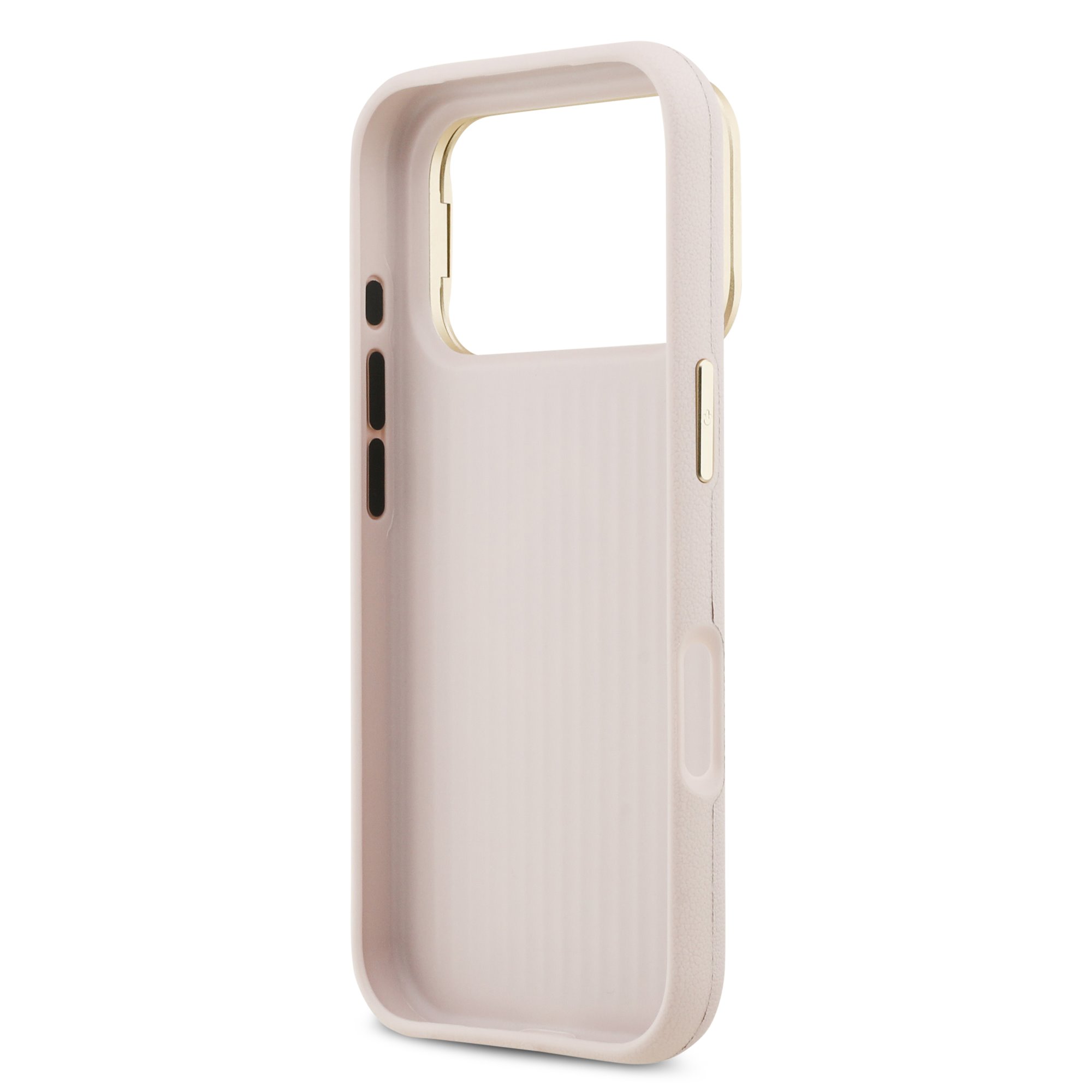 GUESS Калъф Apple iPhone 17 Pro Max, PU Grained 4G Logo Stand Camera Frame, розов - GUHCP17XPCS4GSP – снимка 6