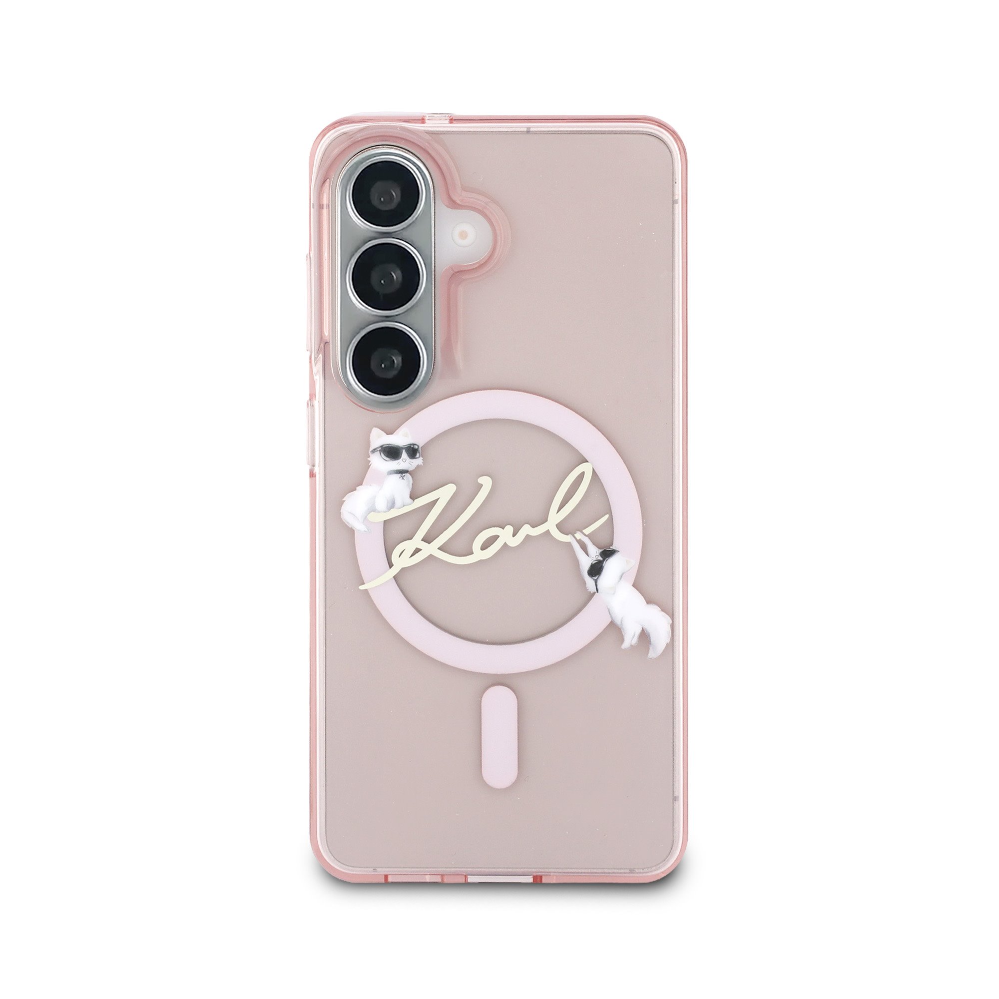 Karl Lagerfeld Калъф Samsung S26, IML Choupette Head MagSafe /розов/ - KLHMS26S5HKSCAP – снимка 3