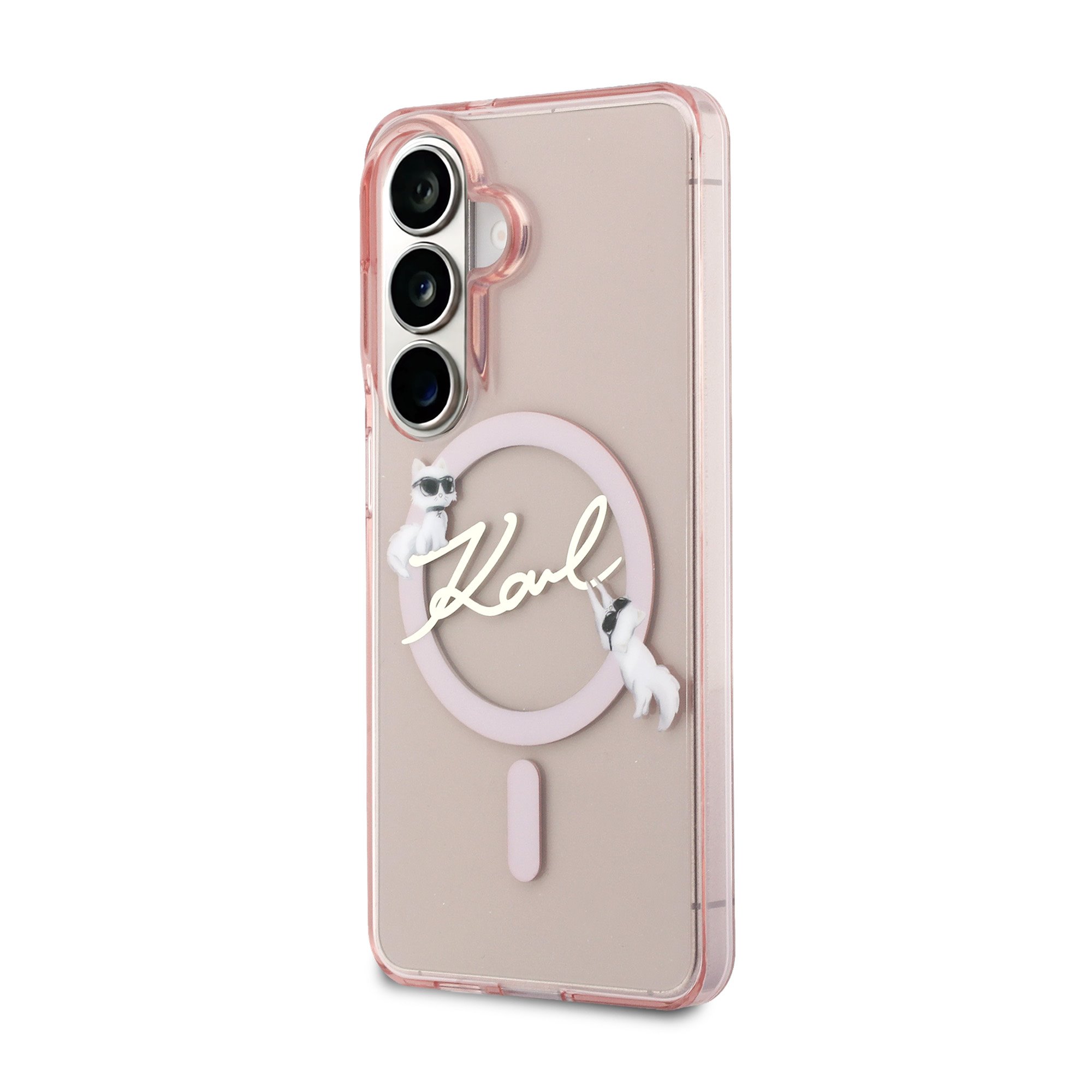 Karl Lagerfeld Калъф Samsung S26, IML Choupette Head MagSafe /розов/ - KLHMS26S5HKSCAP – снимка 4