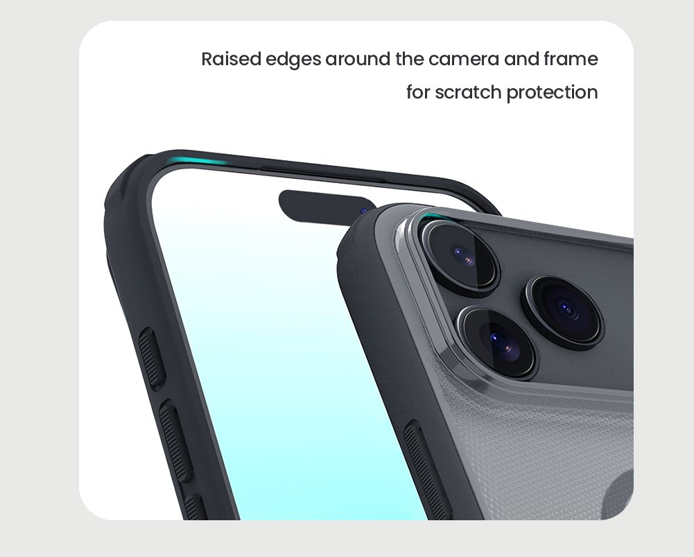 NILLKIN Калъф Apple iPhone 17 Pro Max, Super Frosted Shield MagSafe /прозрачно черен/ – снимка 7