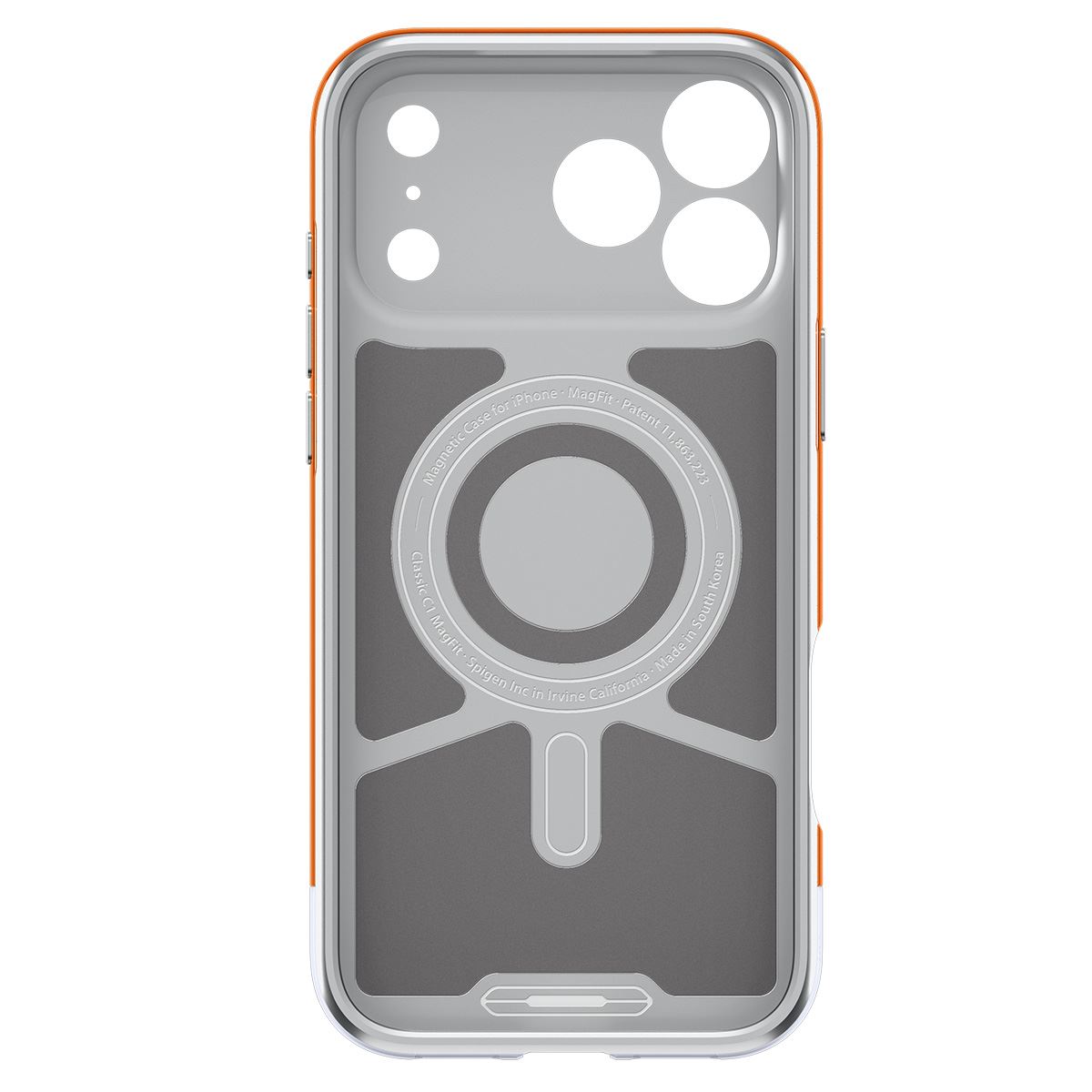 SPIGEN Калъф Classic C1 Apple iPhone 17 Pro Max, MagSafe, /мандарина/ - ACS10296 – снимка 3