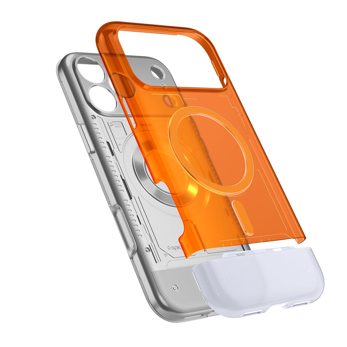 SPIGEN Калъф Classic C1 Apple iPhone 17 Pro Max, MagSafe, /мандарина/ - ACS10296 – снимка 6