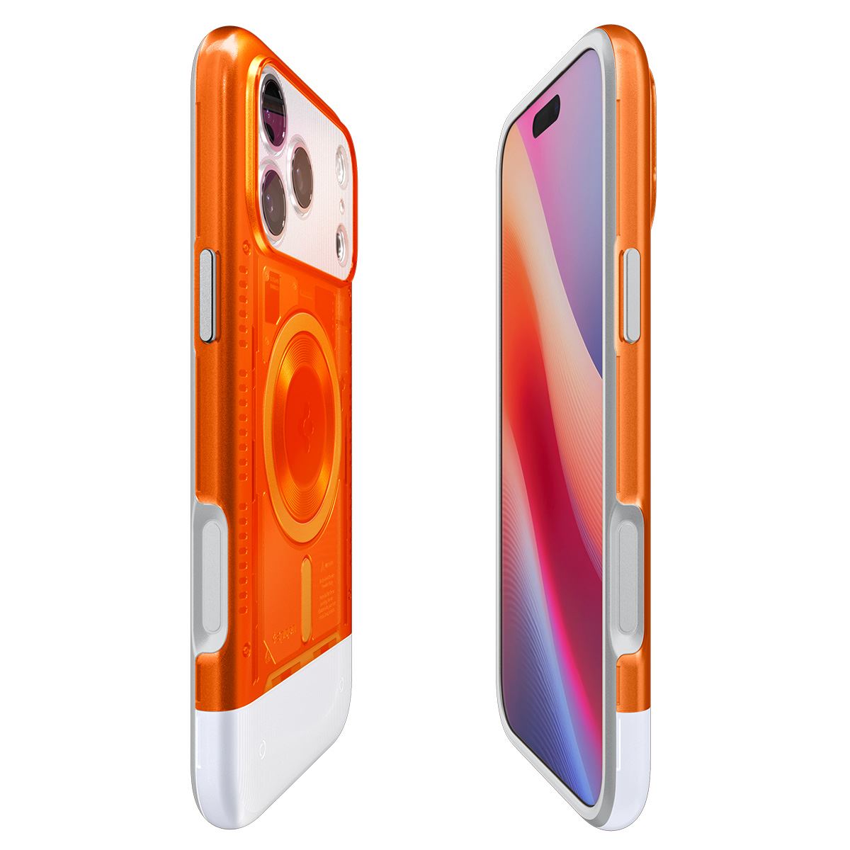 SPIGEN Калъф Classic C1 Apple iPhone 17 Pro Max, MagSafe, /мандарина/ - ACS10296 – снимка 7