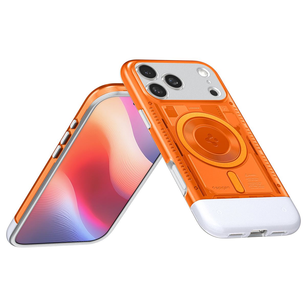 SPIGEN Калъф Classic C1 Apple iPhone 17 Pro Max, MagSafe, /мандарина/ - ACS10296 – снимка 9