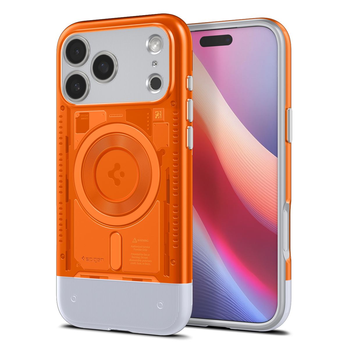 SPIGEN Калъф Classic C1 Apple iPhone 17 Pro Max, MagSafe, /мандарина/ - ACS10296