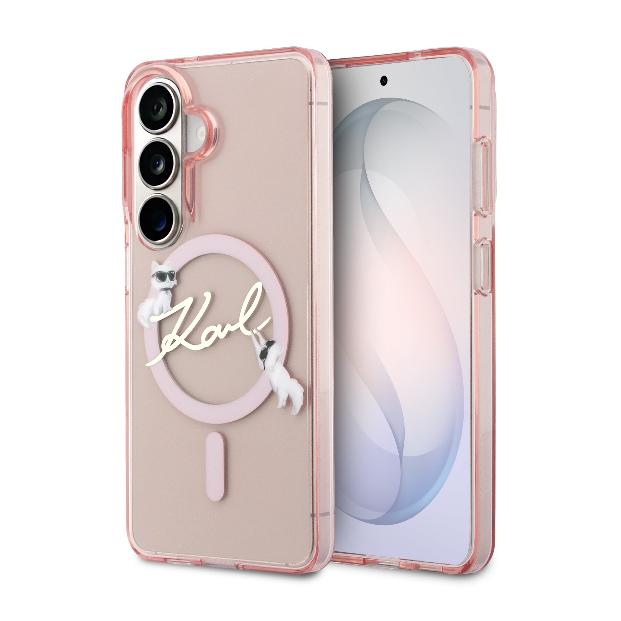 Karl Lagerfeld Калъф Samsung S26, IML Choupette Head MagSafe /розов/ - KLHMS26S5HKSCAP