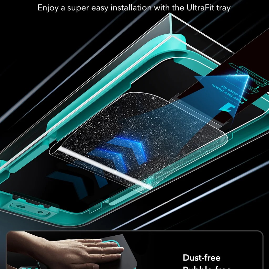 ESR UltraFit Armorite PRIVACY Tempered glass Samsung S26 Ultra – снимка 7