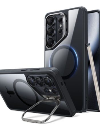 ESR Калъф Classic Hybrid със стойка Samsung S26 Ultra, MagSafe /прозрачно + черно/