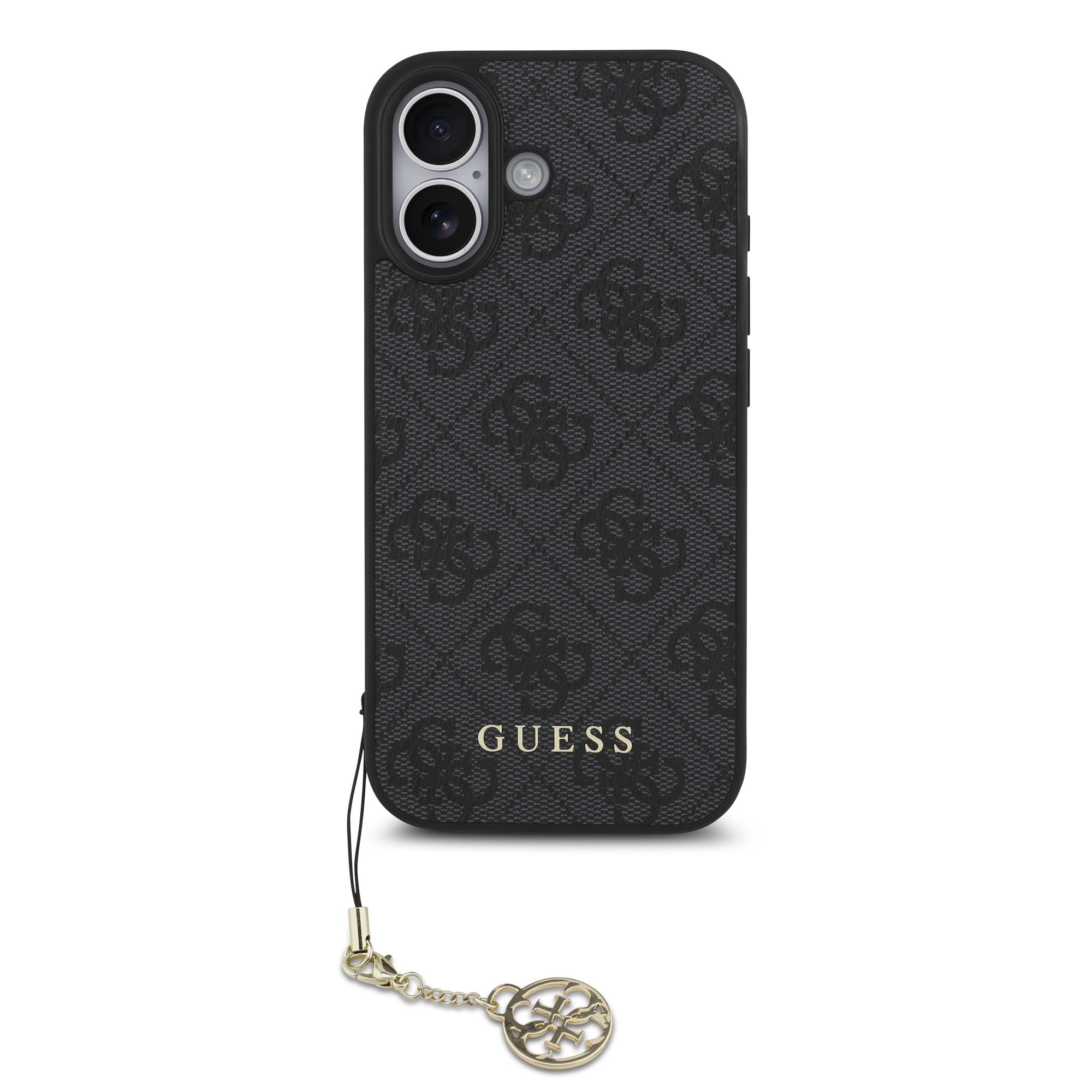 GUESS Калъф Apple iPhone 17, 4G Charm Tone on Tone MagSafe, сив - GUHMP17SGF4GCK – снимка 4