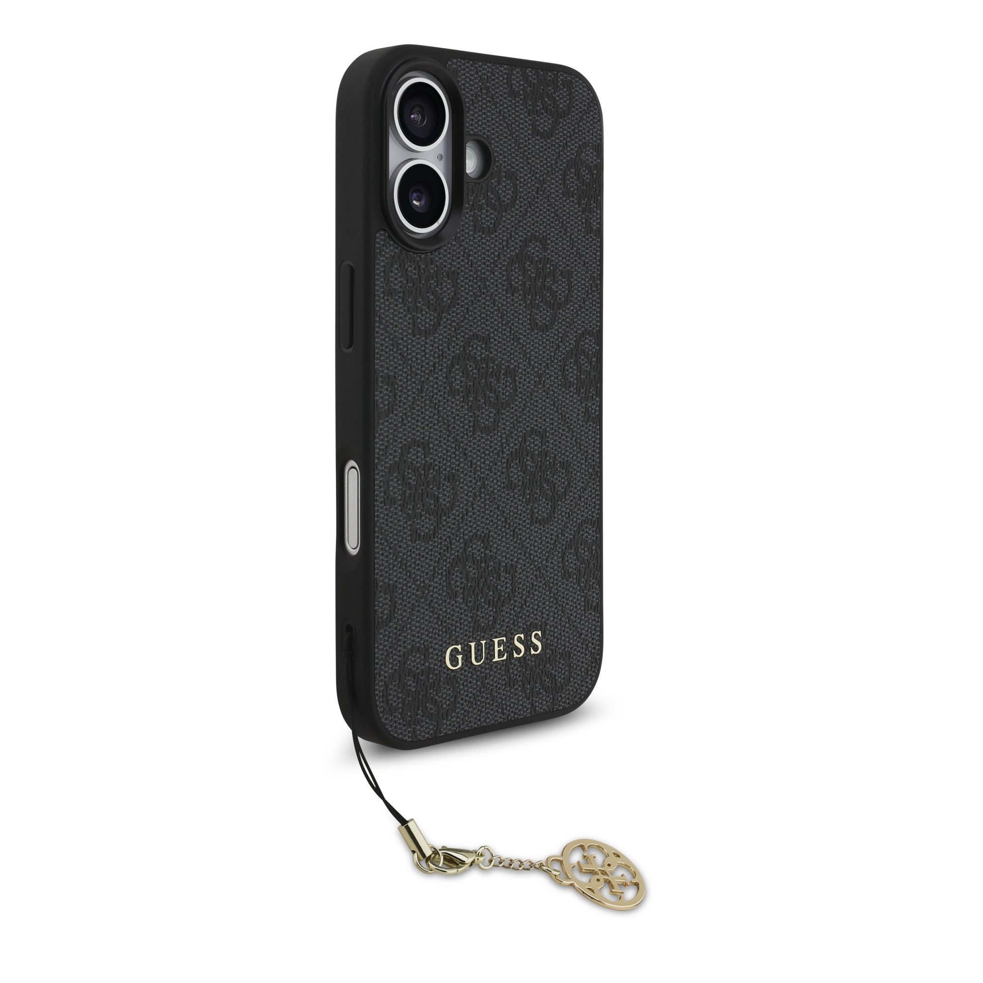 GUESS Калъф Apple iPhone 17, 4G Charm Tone on Tone MagSafe, сив - GUHMP17SGF4GCK – снимка 3