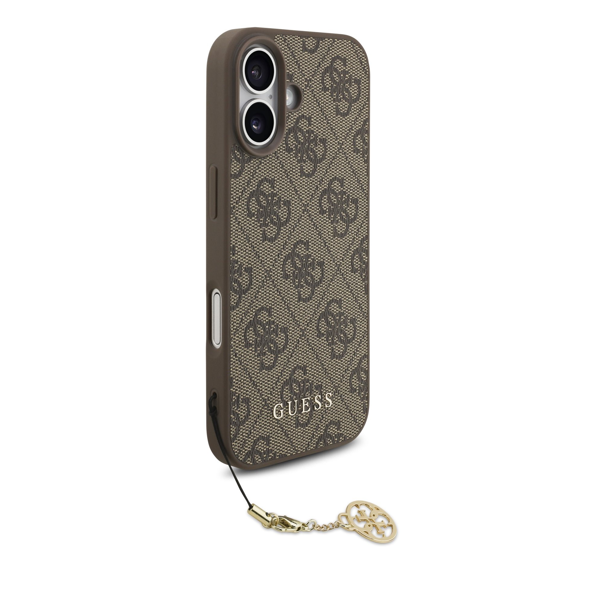 GUESS Калъф Apple iPhone 17, 4G Charm Tone on Tone MagSafe, кафяв - GUHMP17SGF4GCW – снимка 2