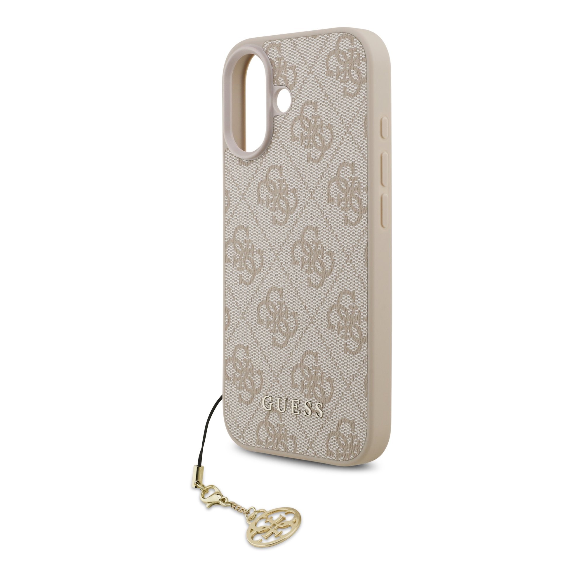 GUESS Калъф Apple iPhone 17, 4G Charm Tone on Tone MagSafe, розов - GUHMP17SGF4GCP – снимка 4
