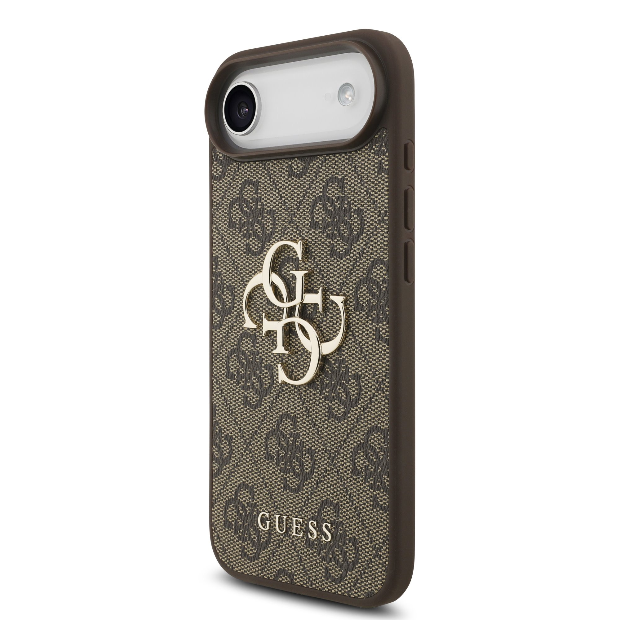 GUESS Калъф Apple iPhone 17 Air, PU 4G Metal Logo, /кафяв/ - GUHCP17M4GMGBR – снимка 2