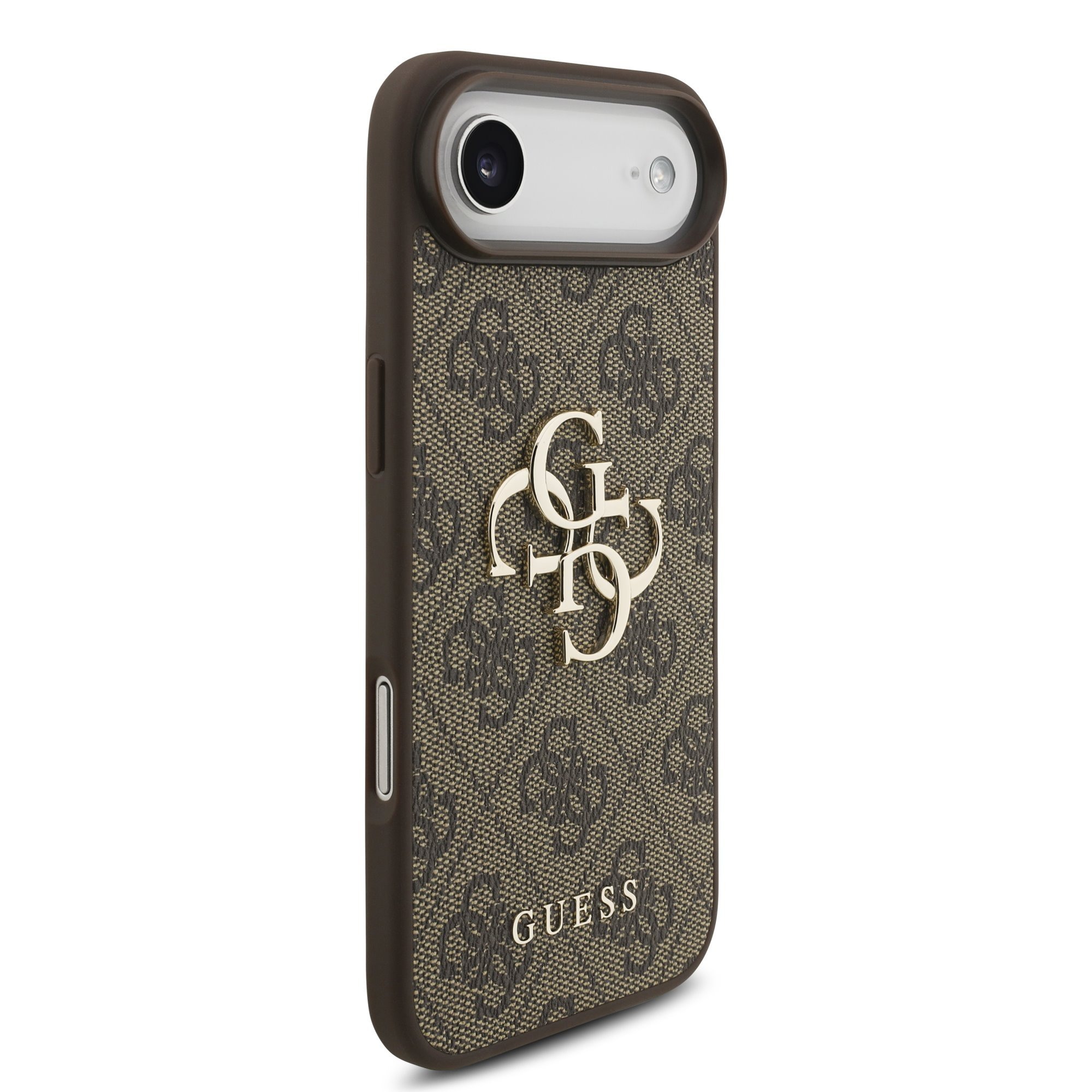 GUESS Калъф Apple iPhone 17 Air, PU 4G Metal Logo, /кафяв/ - GUHCP17M4GMGBR – снимка 4