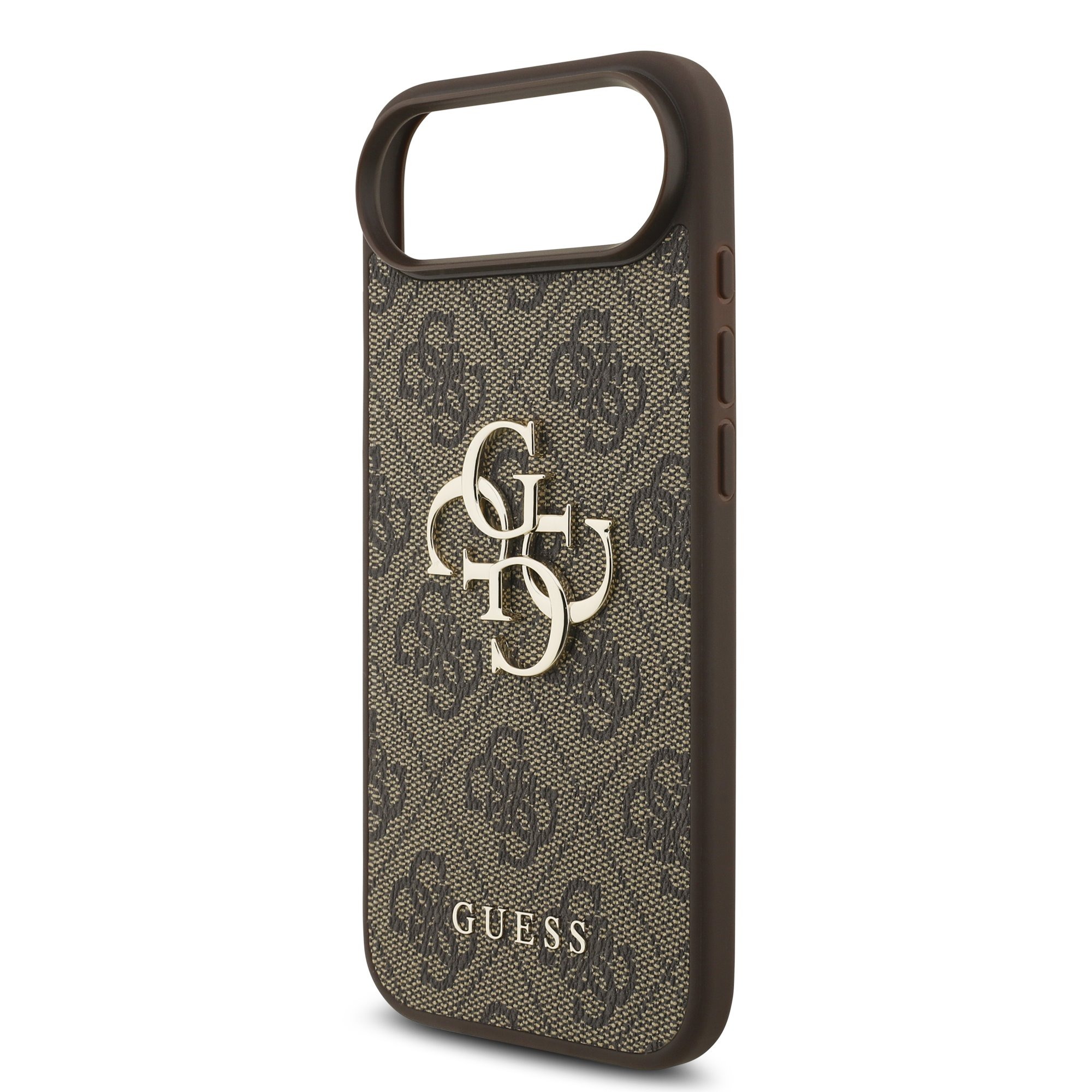 GUESS Калъф Apple iPhone 17 Air, PU 4G Metal Logo, /кафяв/ - GUHCP17M4GMGBR – снимка 5