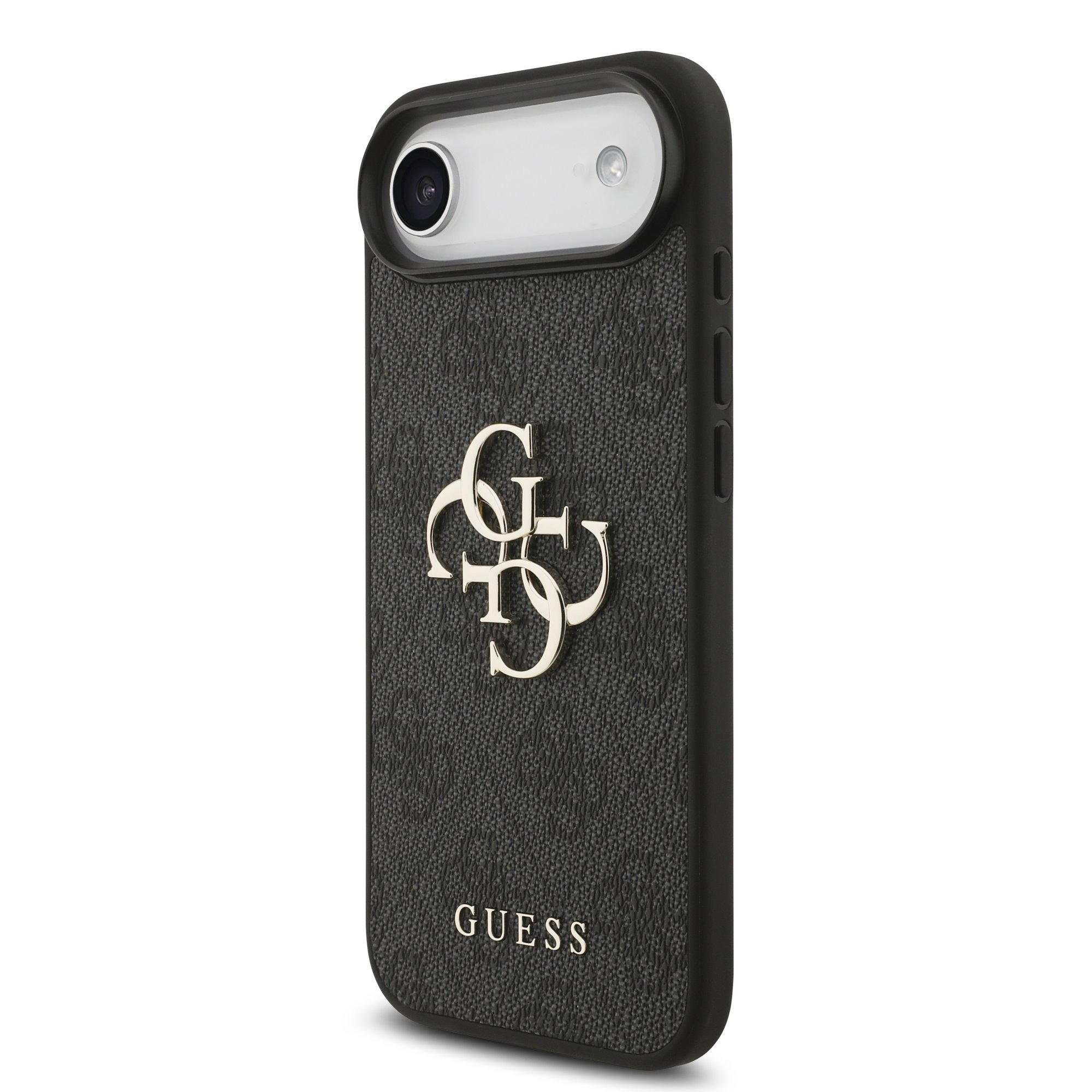 GUESS Калъф Apple iPhone 17 Air, PU 4G Metal Logo, /сив/ - GUHCP17M4GMGGR – снимка 2