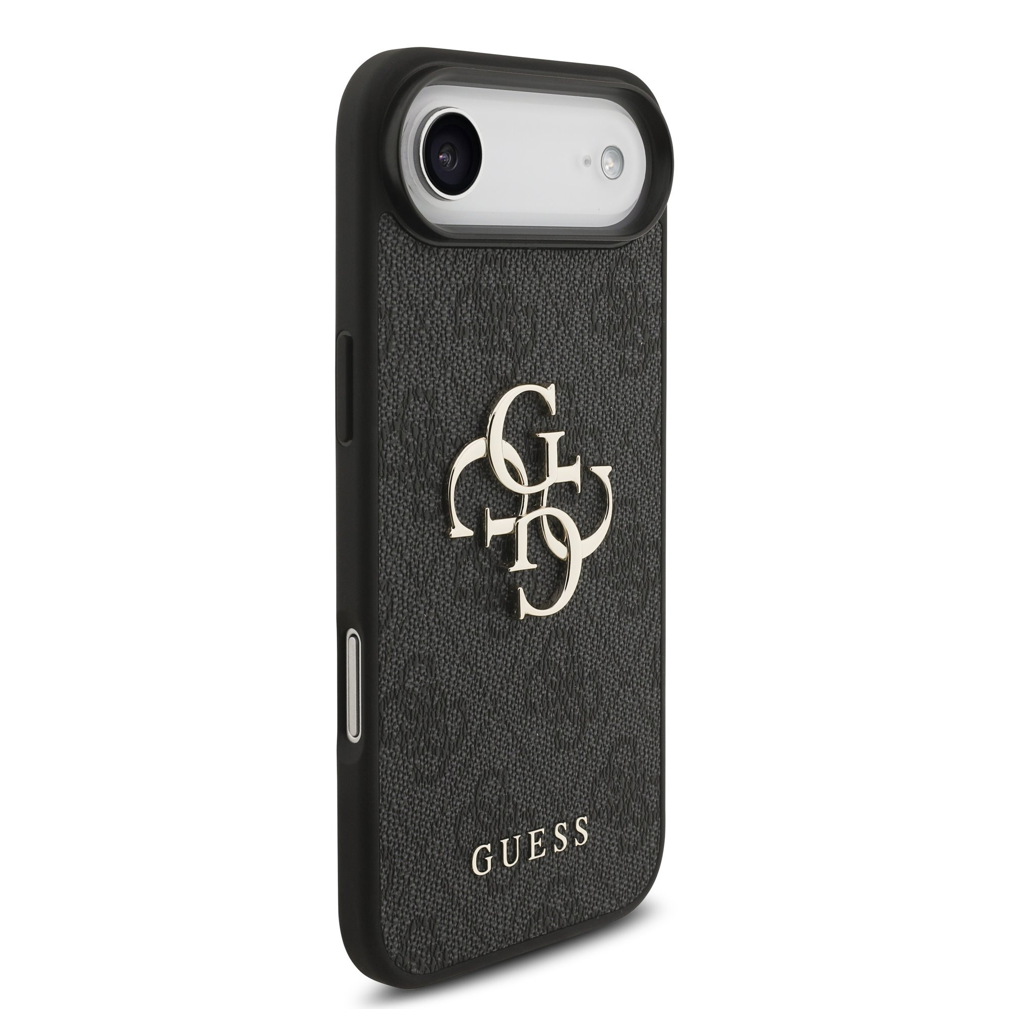 GUESS Калъф Apple iPhone 17 Air, PU 4G Metal Logo, /сив/ - GUHCP17M4GMGGR – снимка 4