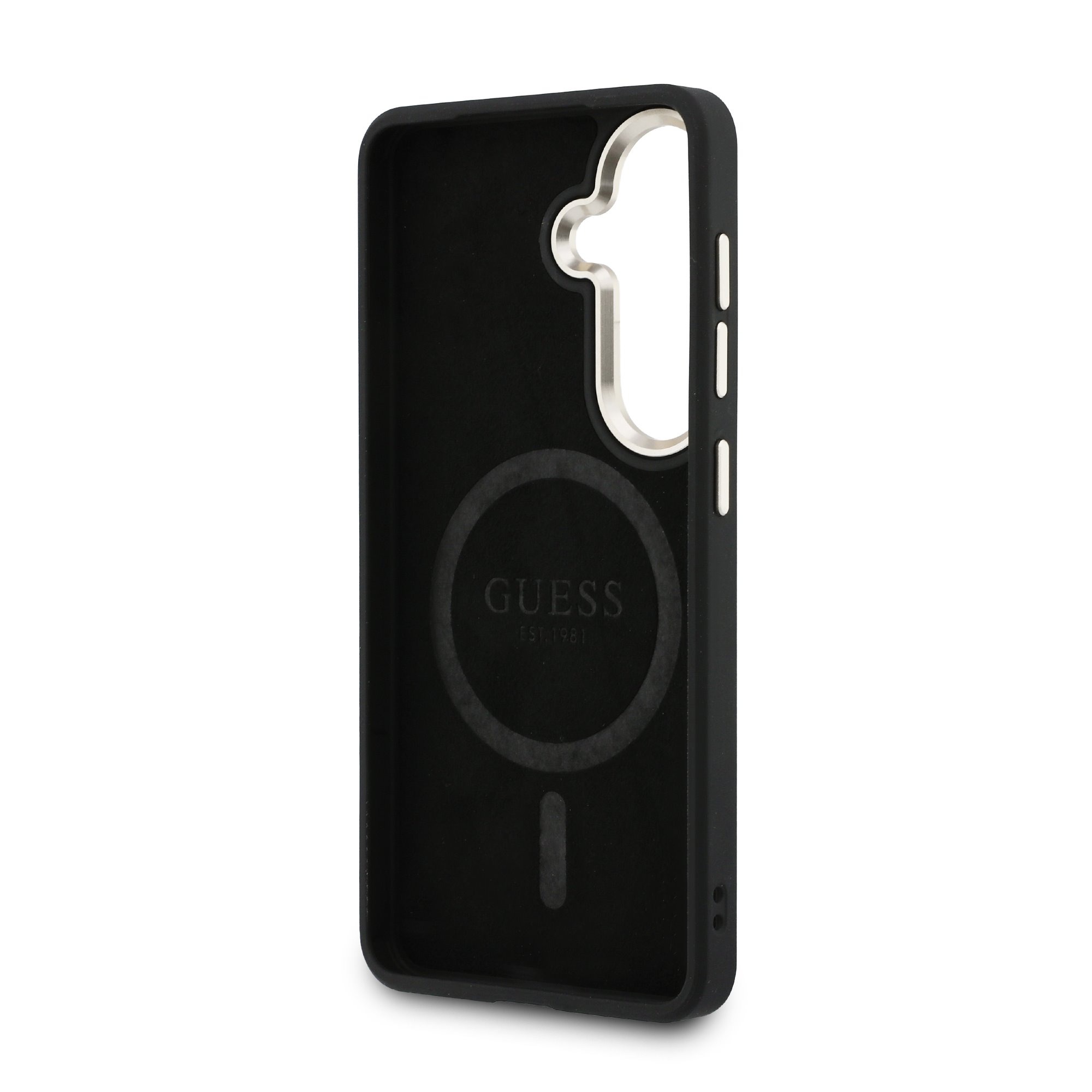 GUESS Калъф Samsung S26, PU Leather 4G Gold Frame MagSafe /черен/ - GUHMS26SP4MSEGCK – снимка 2