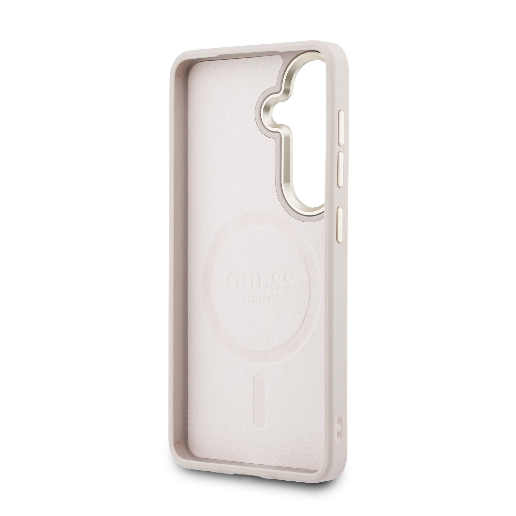 GUESS Калъф Samsung S26, PU Leather 4G Gold Frame MagSafe /розов/ - GUHMS26SP4MSEGCP – снимка 6