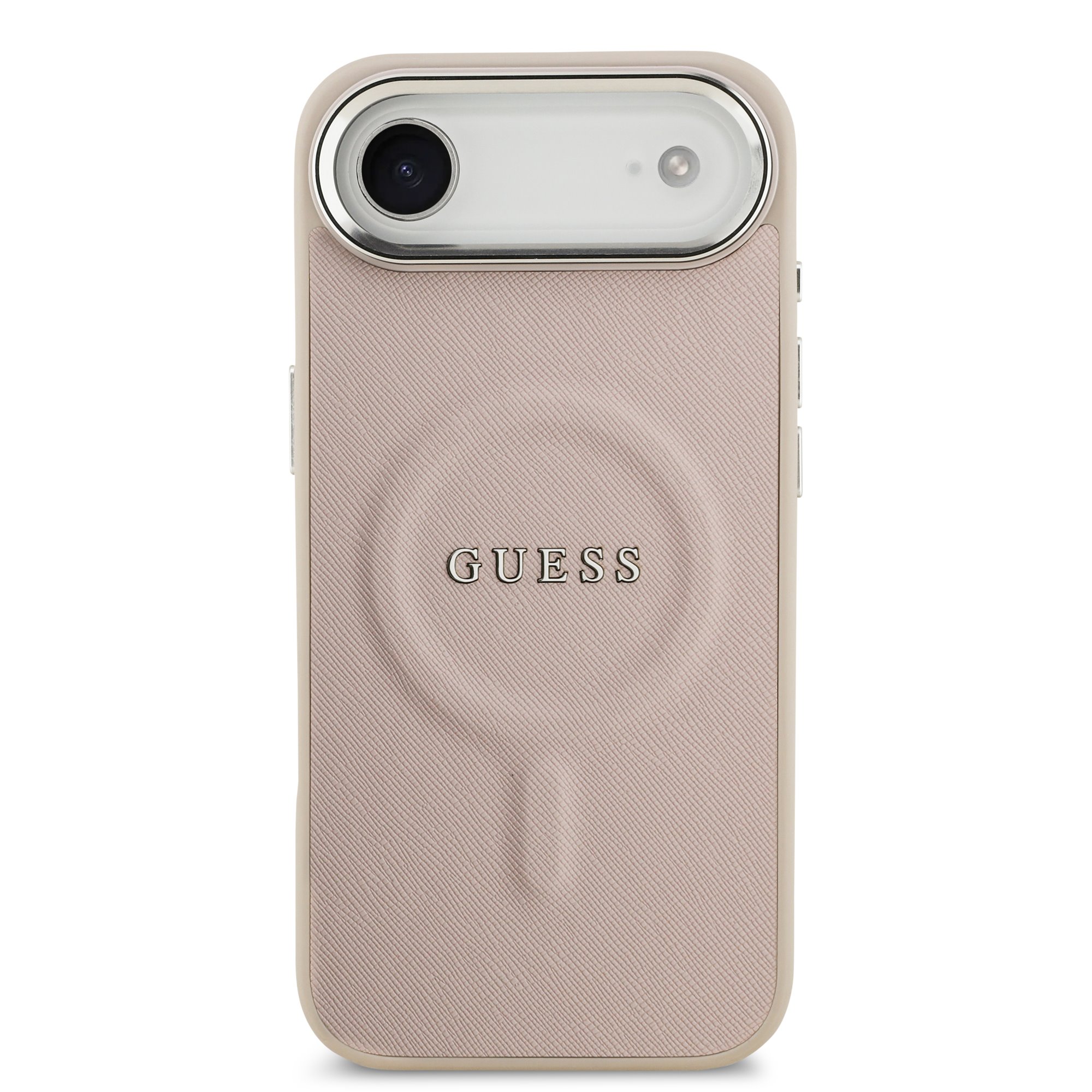 GUESS Калъф Apple iPhone 17 Air, PU Saffiano MagSafe, розов - GUHMP17MPSAREGSP – снимка 3